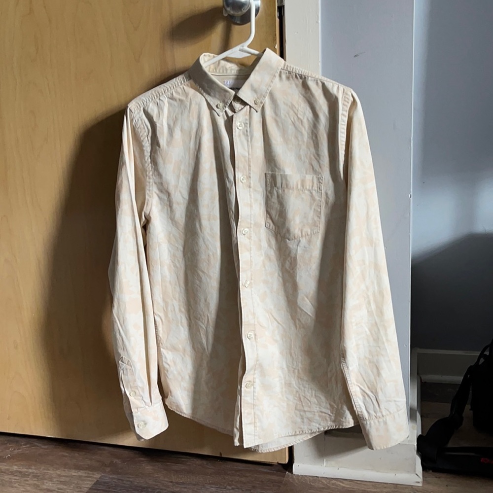 Norse Projects Broken Leaf Shirt - Khaki (Mediun)